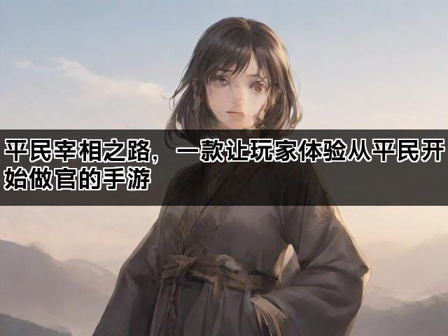 平民宰相之路，一款让玩家体验从平民开始做官的手游