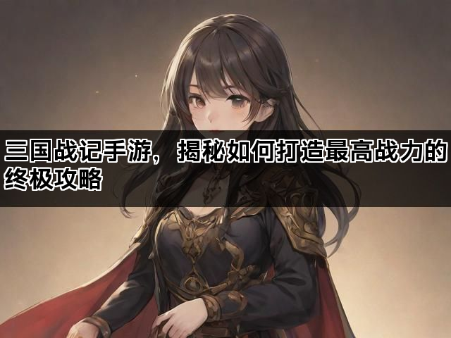 三国战记手游，揭秘如何打造最高战力的终极攻略