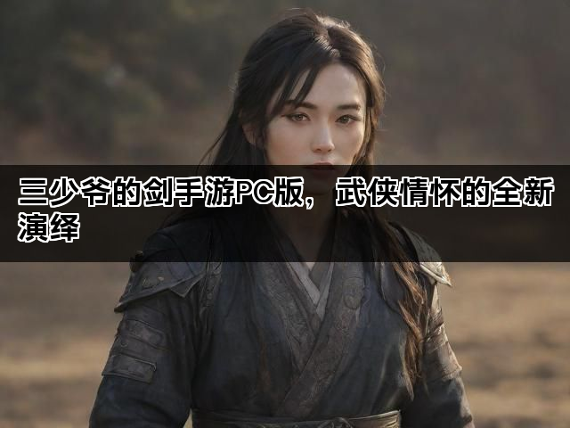 三少爷的剑手游PC版，武侠情怀的全新演绎