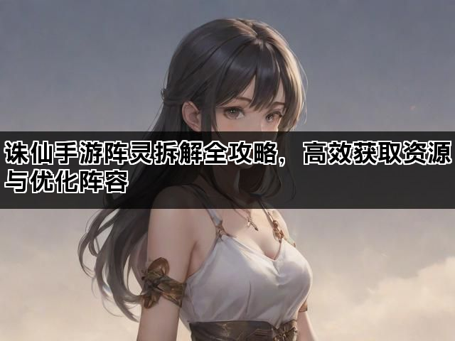 诛仙手游阵灵拆解全攻略，高效获取资源与优化阵容