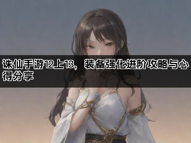 诛仙手游12上13，装备强化进阶攻略与心得分享