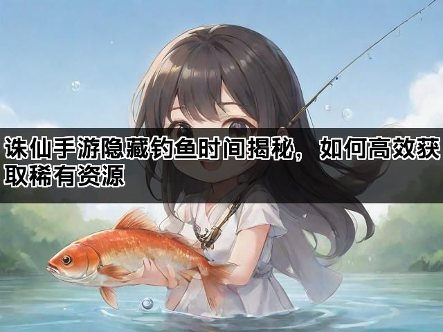 诛仙手游隐藏钓鱼时间揭秘，如何高效获取稀有资源