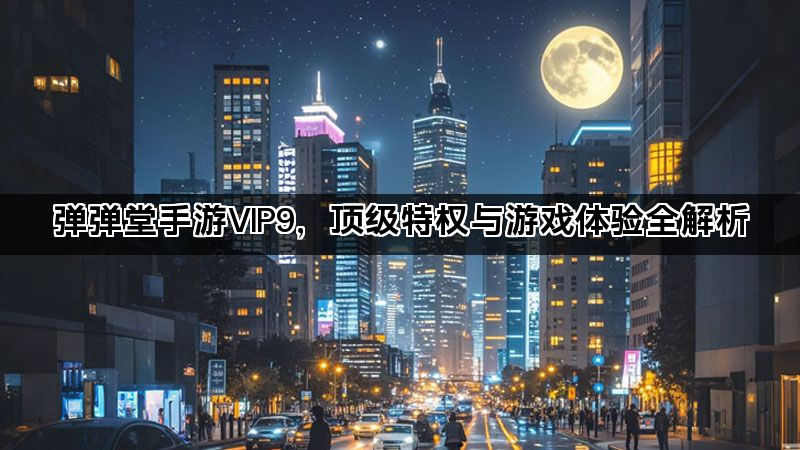 弹弹堂手游VIP9，顶级特权与游戏体验全解析