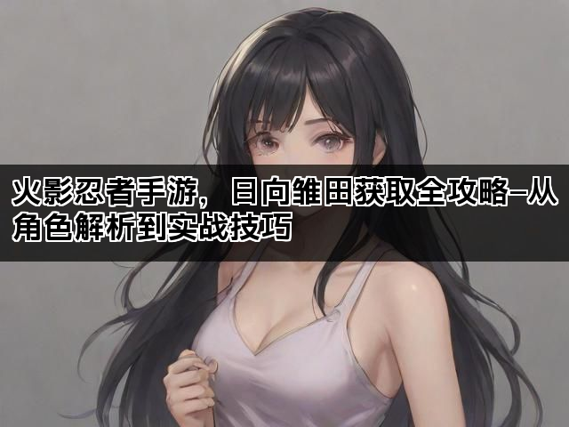 火影忍者手游，日向雏田获取全攻略—从角色解析到实战技巧