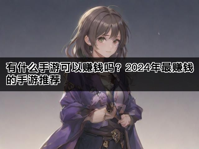 有什么手游可以赚钱吗？2024年最赚钱的手游推荐
