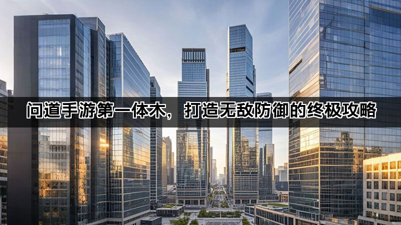 问道手游第一体木，打造无敌防御的终极攻略