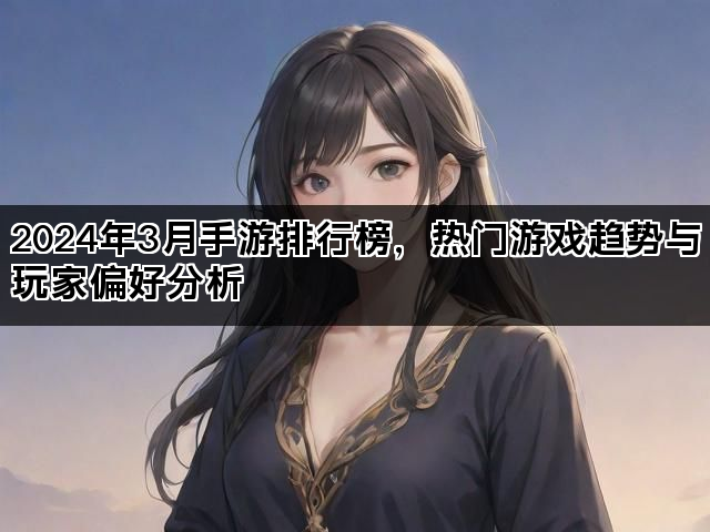 2024年3月手游排行榜，热门游戏趋势与玩家偏好分析