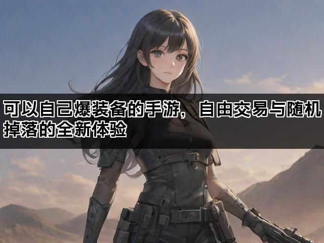 可以自己爆装备的手游，自由交易与随机掉落的全新体验