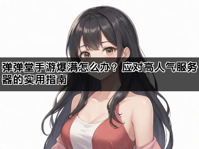 弹弹堂手游爆满怎么办？应对高人气服务器的实用指南
