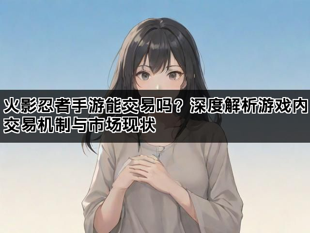 火影忍者手游能交易吗？深度解析游戏内交易机制与市场现状