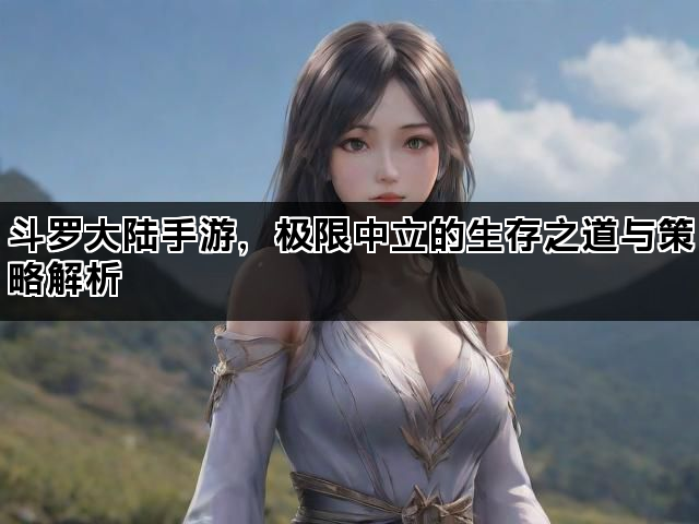 斗罗大陆手游，极限中立的生存之道与策略解析