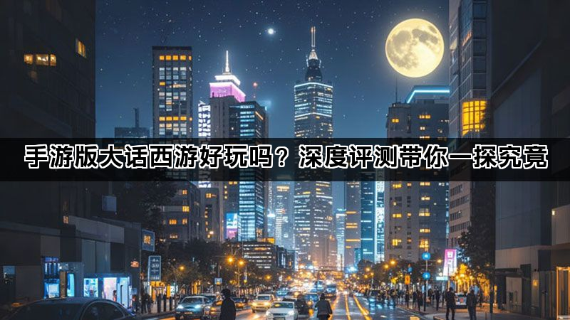 手游版大话西游好玩吗？深度评测带你一探究竟