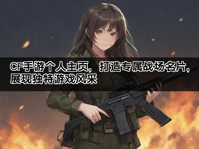 CF手游个人主页，打造专属战场名片，展现独特游戏风采