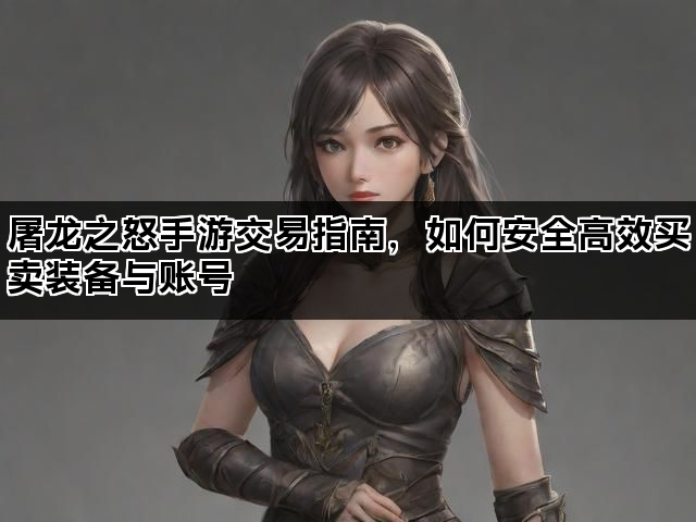 屠龙之怒手游交易指南，如何安全高效买卖装备与账号