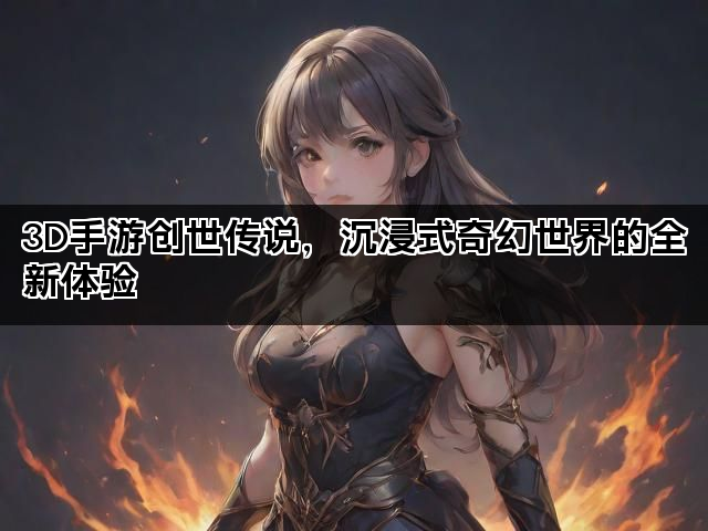 3D手游创世传说，沉浸式奇幻世界的全新体验