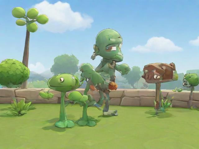植物大战僵尸手游空玩，虚拟世界的绿色守卫战