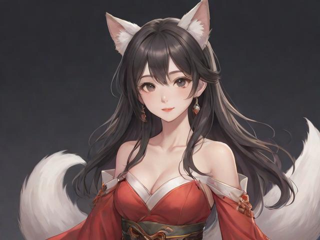 大话手游中的绝美媚灵狐，角色设计与视觉艺术解析