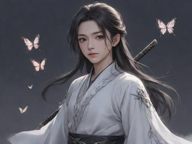 天龙手游男蝶舞造型，翩翩公子的武侠风华