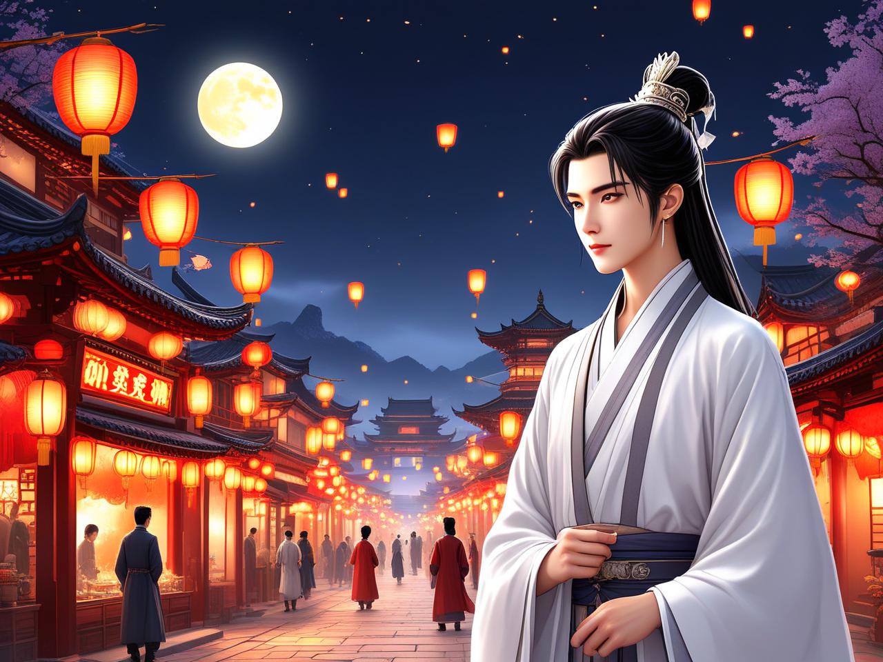 倩女幽魂手游，长安月下，一场跨越千年的浪漫邂逅
